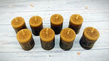 Runic candle with activators and ritual