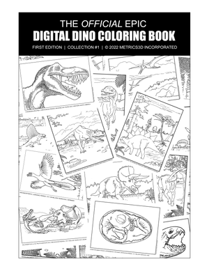DINOSAUR DIGITAL COLORING BOOK