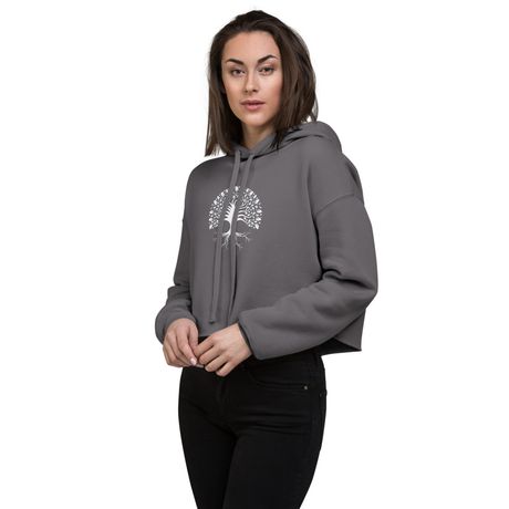 &#x27;Utopian Tree&#x27; Women&#x27;s Cropped Hoodie 