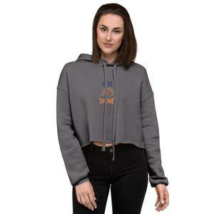 &#x27;Rise &amp; Shine&#x27; Women&#x27;s Cropped Hoodie