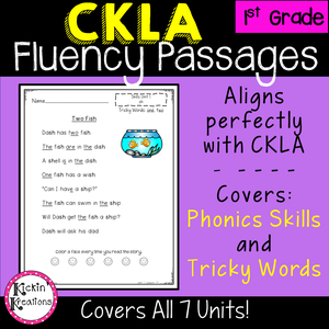 CKLA 1st Grade Fluency Passages