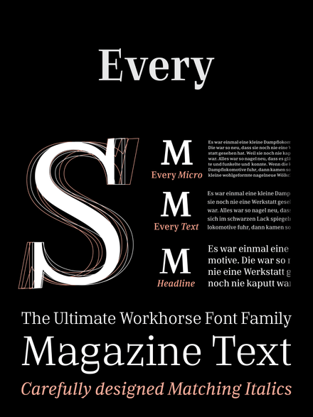 Every Family | 24 Font Styles