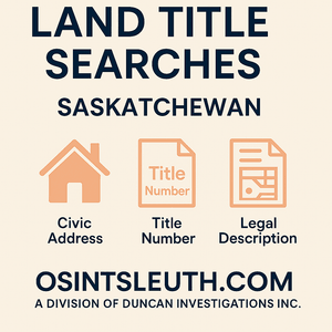 Land Title Searches in Saskatchewan
