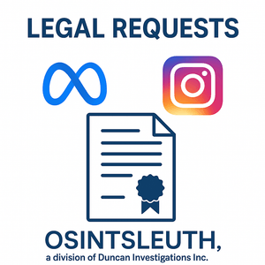 Facebook (Meta) and Instagram Legal Record Requests 