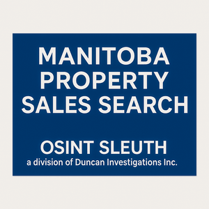 Manitoba Property Sales Search