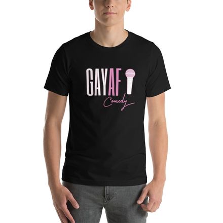 Gay AF Comedy Logo T-shirt