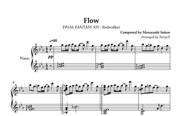 FFXIV Pianocollection Vol.10 All Sheetmusic + MIDI (Arr.by Terry:D)