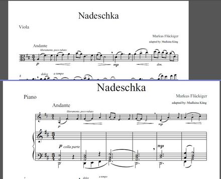 FLÜCKIGER Nadeshka | VIOLA &amp; PIANO