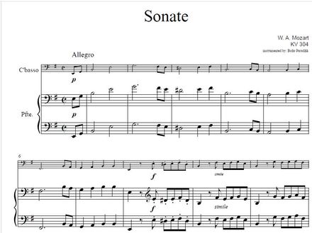 MOZART | Sonata E minor KV 304