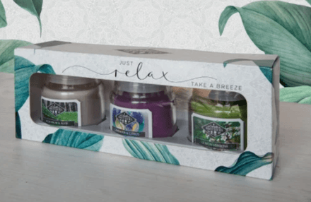Candle Brothers Scented Candle Set - 3 x 85g (Mix Scents Options)