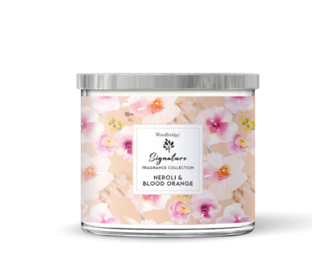 Woodbridge -3 Wick Candle in Glass with metal Lid - 410g