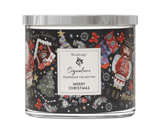 Woodbridge -3 Wick Candle in Glass with metal Lid - 410g