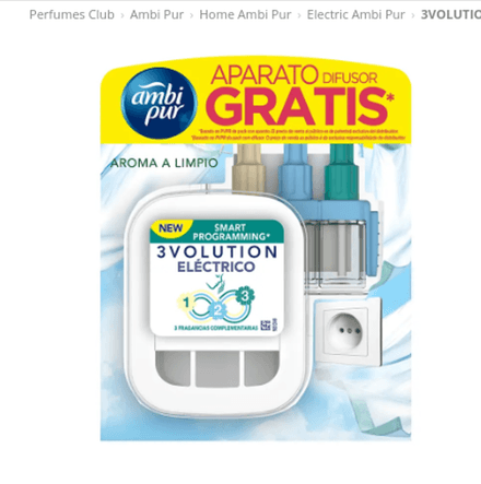 2x Ambi Pur Starter Set 3volution Device + Refill - 20ml