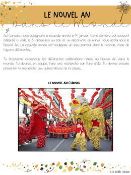 Recherche sur le Nouvel An dans le monde 