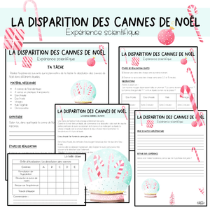 La disparition des cannes de Noël
