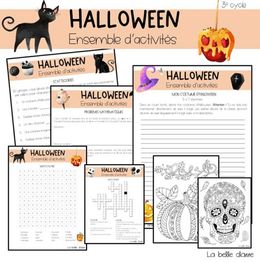 Halloween: Ensemble d&#x27;activités