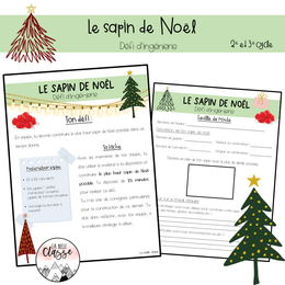 Défi d'ingénierie: Le sapin du Noël