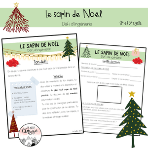 Défi d'ingénierie: Le sapin du Noël