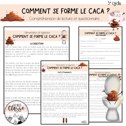 Comment se forme le caca 