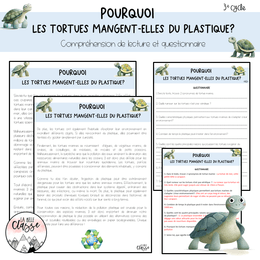 Pourquoi les tortues mangent-elles du plastique ?