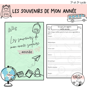 Les souvenirs de mon année