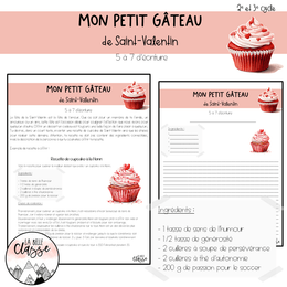 Mon petit gâteau de Saint-Valentin