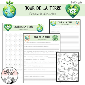 Jour de la Terre : ensemble d&#x27;activités