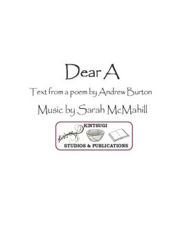 Dear A (SATB) - Perusal Copy and Audio