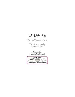 On Listening (Low Voices)