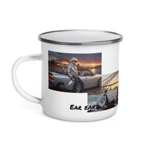 JB and Kangaroo Enamel Mug