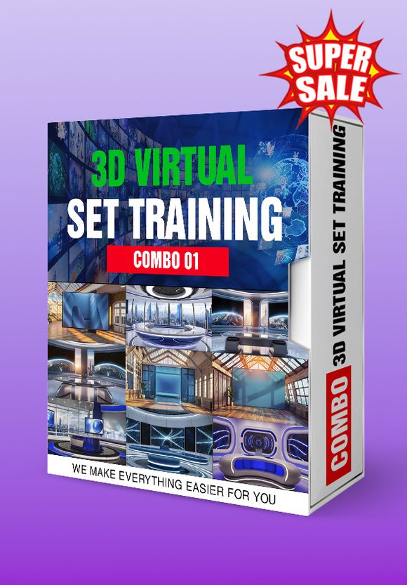 COMBO 01  3D Virtual Studio Set Training