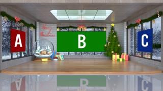 vMix 4K Virtual Studio Set Christmas Design 01
