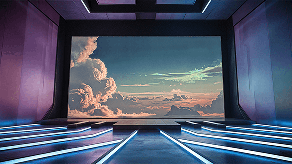 3D virtual set Captivating Sky View 001