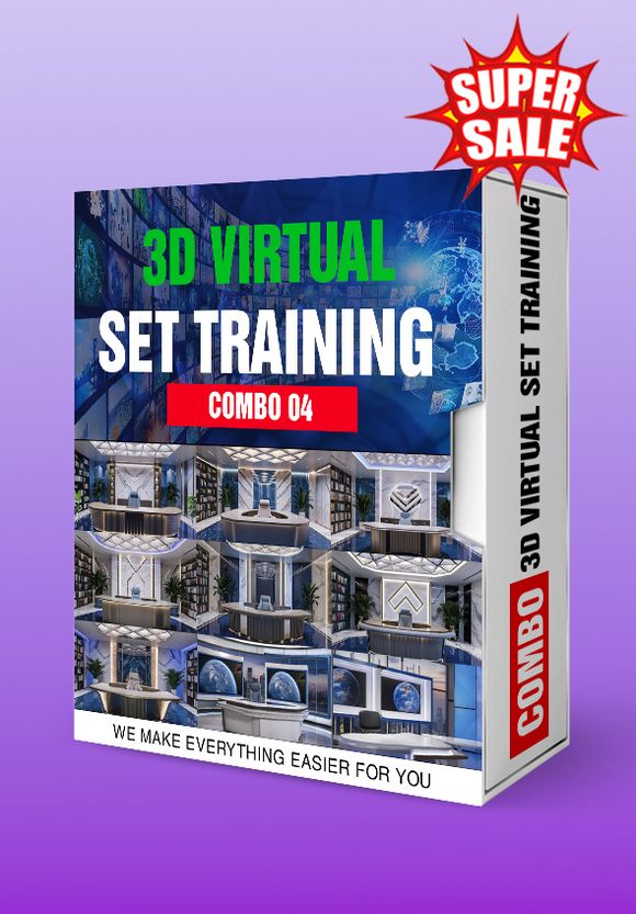 COMBO 04  3D Virtual Studio Set Training