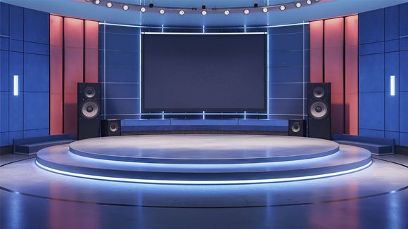 4K Virtual TV Studio Set Design 08
