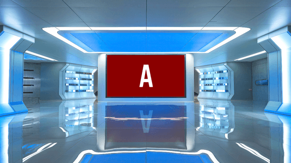 vMix 4K Virtual TV Studio Set 04