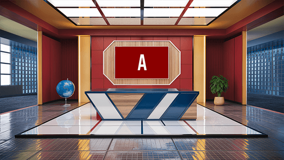 vMix 3D Virtual Set - News 04