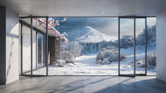 3D Virtual Studio Set Future Design 19