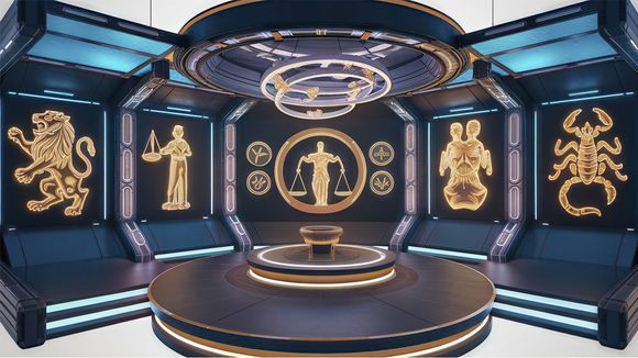 4K Virtual TV Studio Set Design 24