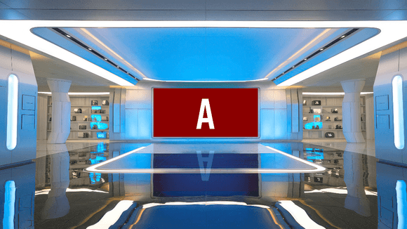 vMix 4K Virtual TV Studio Set 05