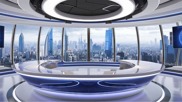 3D Virtual Studio Set Training 02