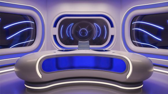 3D Virtual Studio Set Training 09