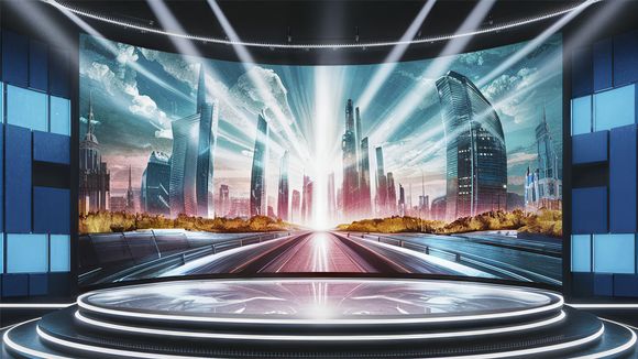 3D Virtual Studio Set News Design 55