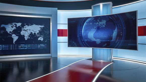 3D Virtual Studio Set Library Design 23