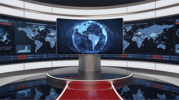 3D Virtual Studio Set Library Design 12