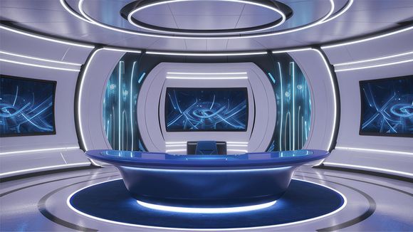3D Virtual Studio Set Training 16