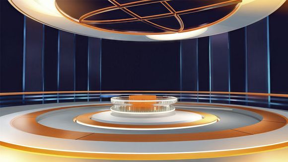 3D Virtual Studio Set Library Design 11