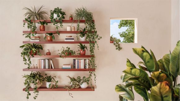 Zoom background Meticulously crafted illustration  wooden 002