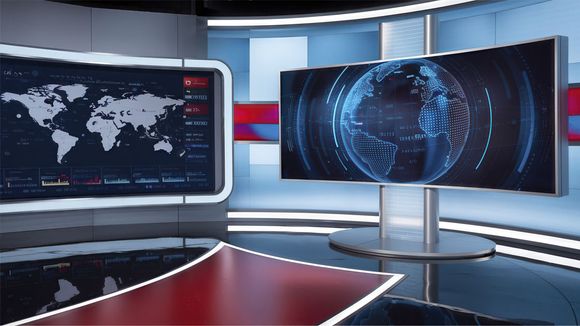 3D Virtual Studio Set Library Design 25