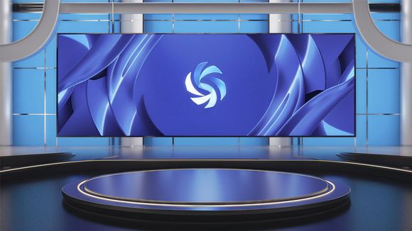 3D Virtual Studio Set Future Design 08
